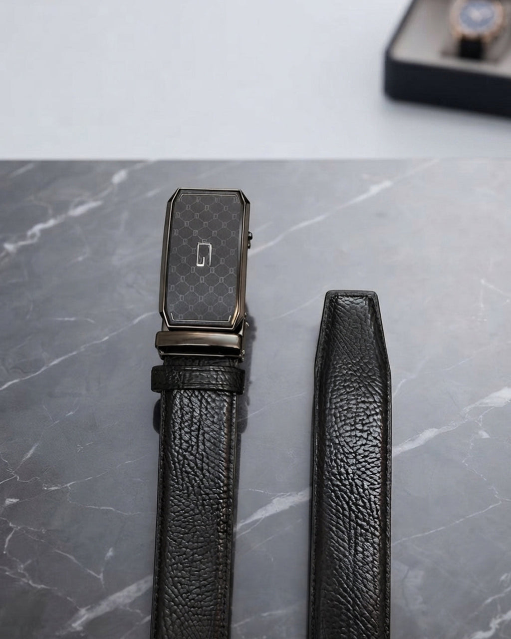 Executive Leather Automatic Belt