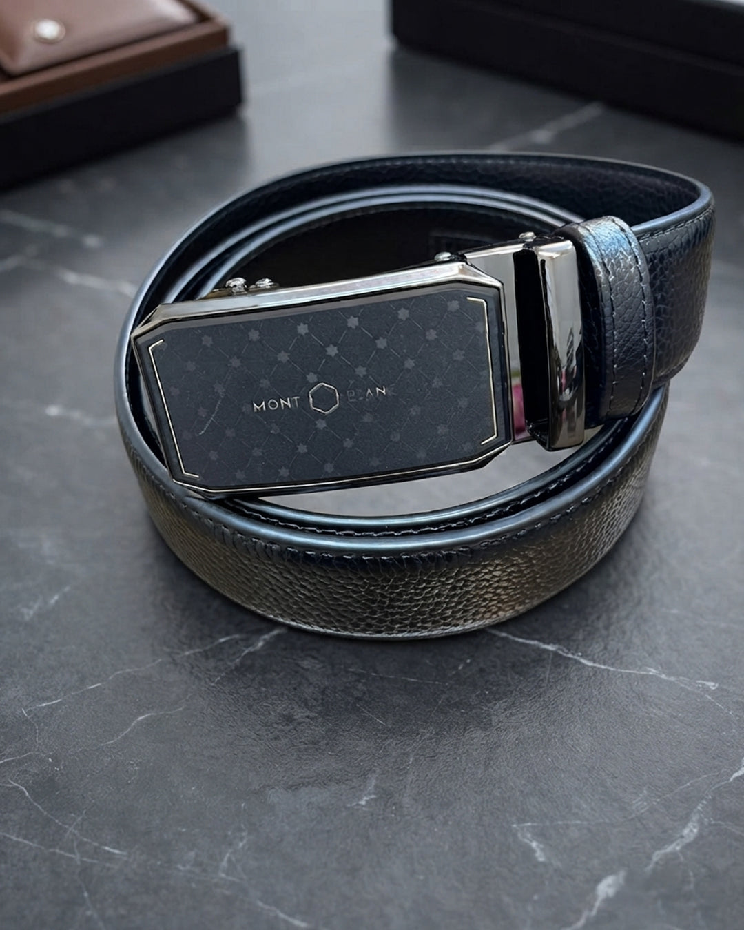 Luxury Leather Automatic Belt