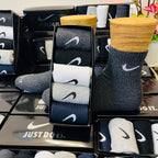 Striped Cotton Crew Socks – 5 Pack