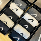 Striped Cotton Crew Socks – 5 Pack