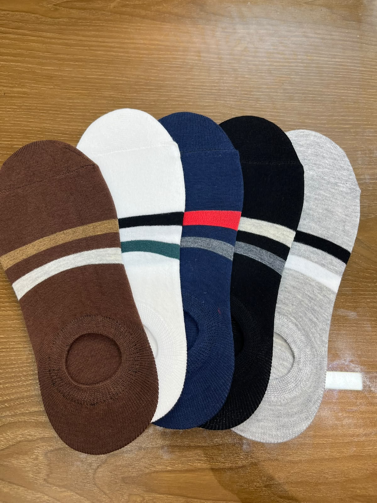 Invisible Cotton Loafer Socks – 5 Pack