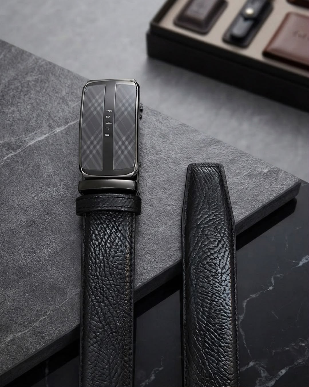 Classic Business Leather Automatic Belt