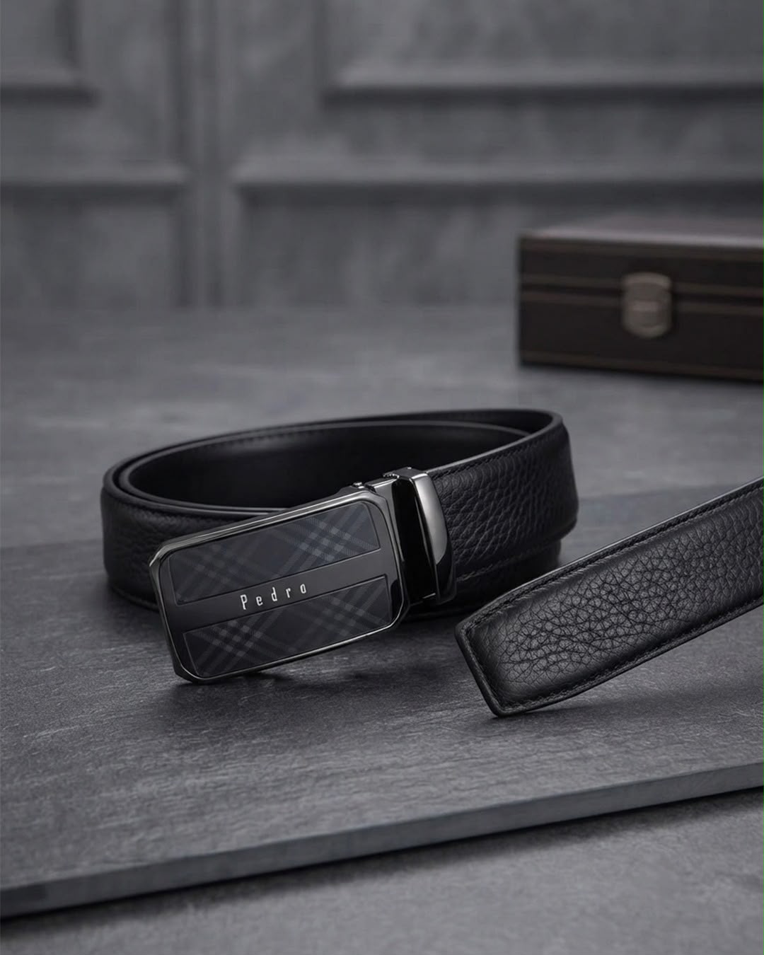 Classic Business Leather Automatic Belt